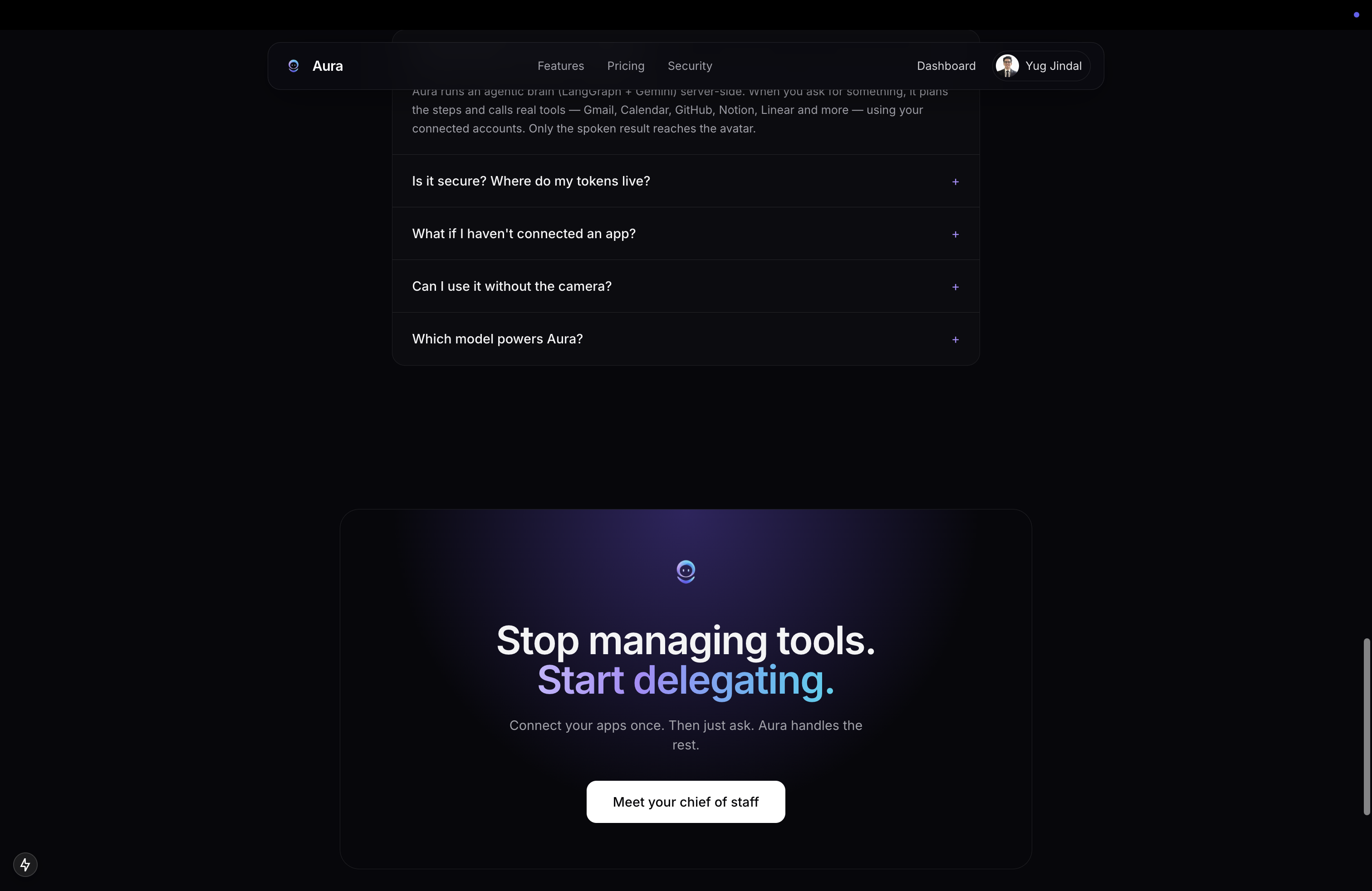Aura - Your Personal AI Assistant Aura - Your Personal AI Assistant