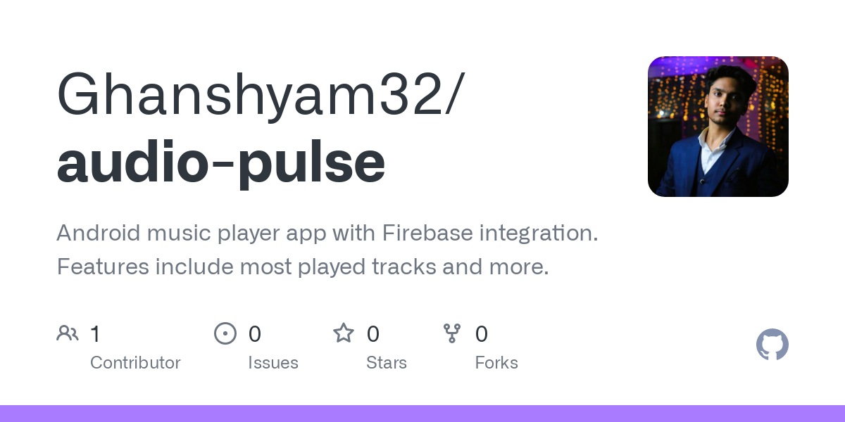 GitHub - Ghanshyam32/audio-pulse