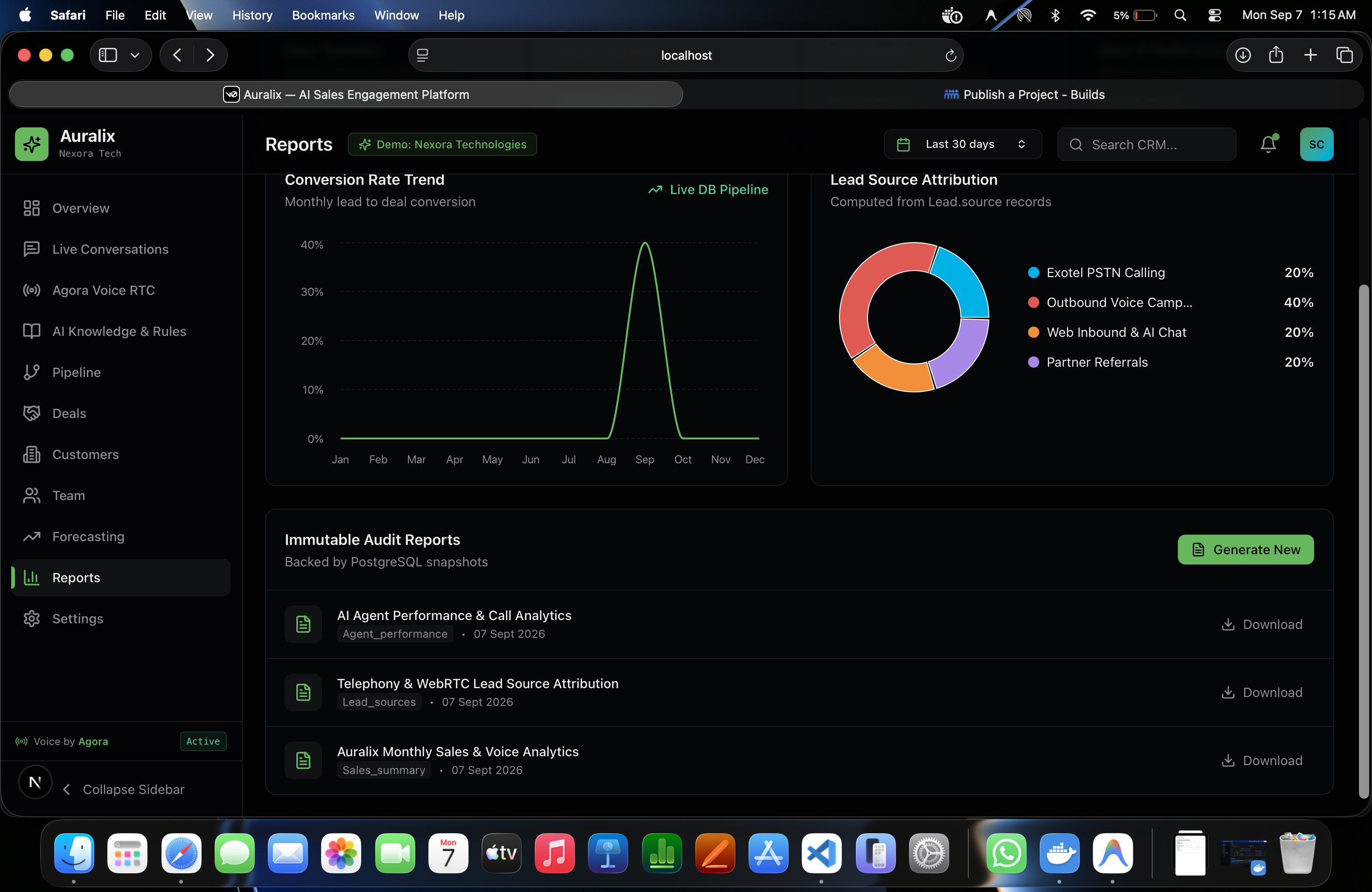 Auralix — AI-Powered Voice Sales & Customer Engagement Platform