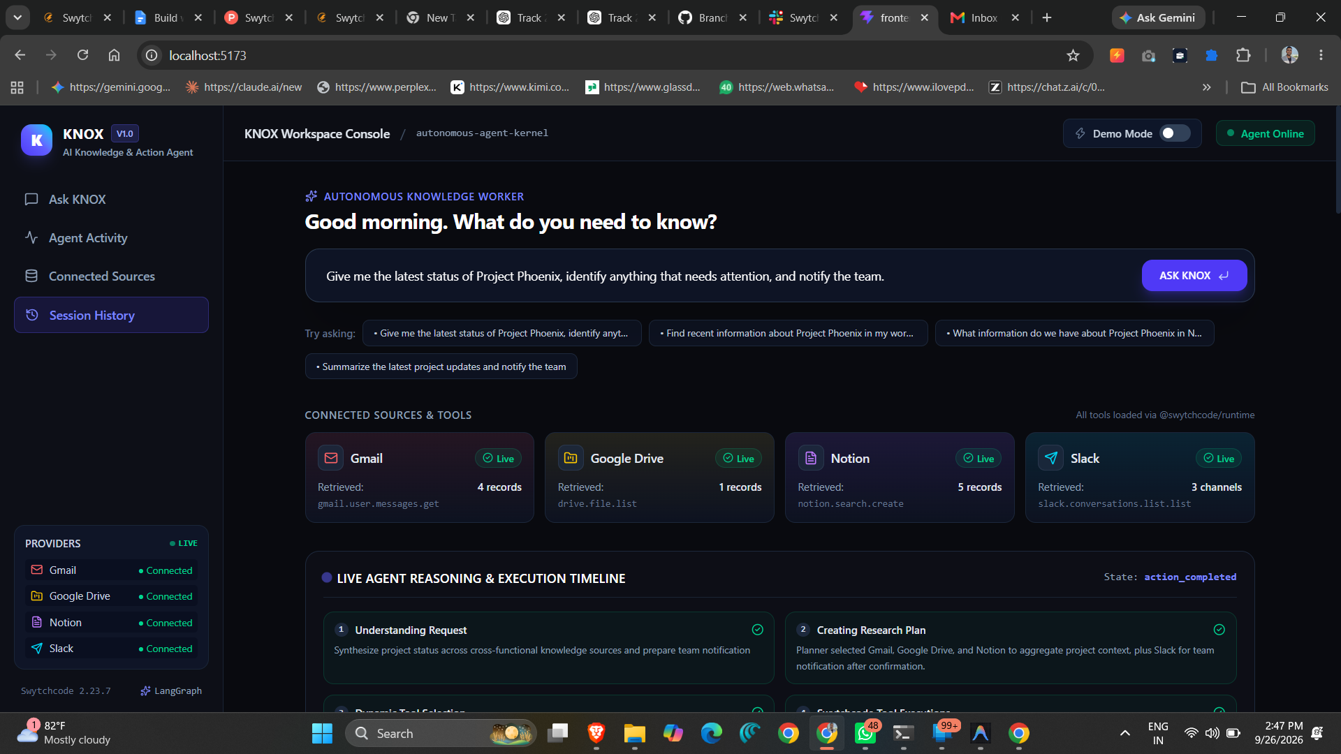 KNOX – Your Autonomous AI Knowledge Worker KNOX – Your Autonomous AI Knowledge Worker