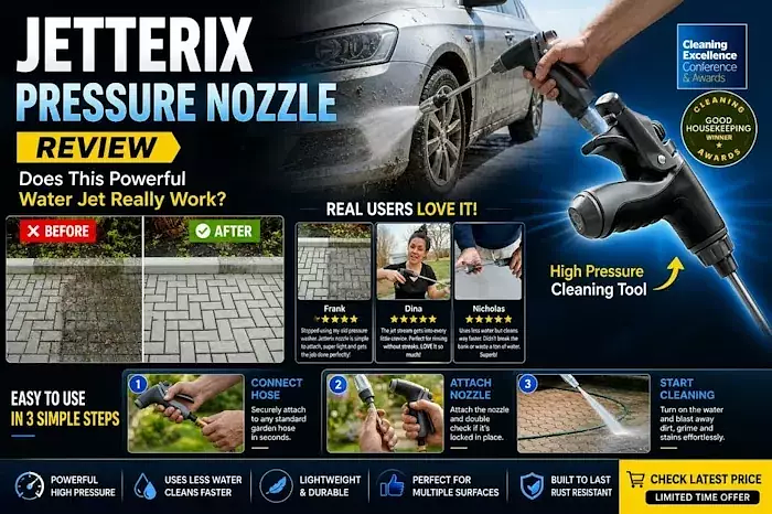 Jetterix Pressure Nozzle: Say Goodbye to Mud and Grime With Zero Setup Hassle