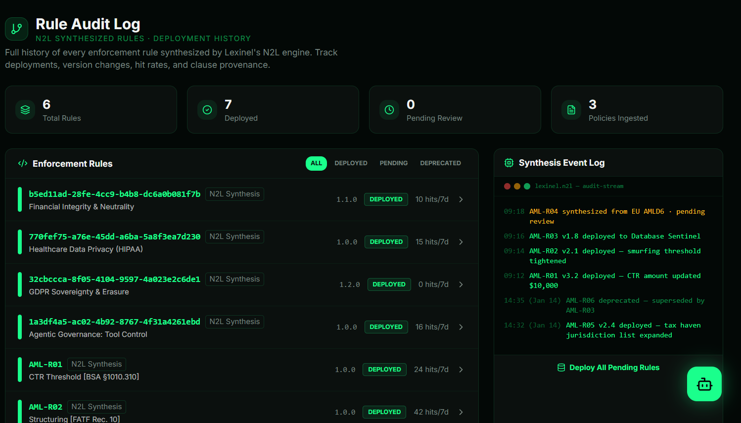 Lexinel - Compliance Sentinel