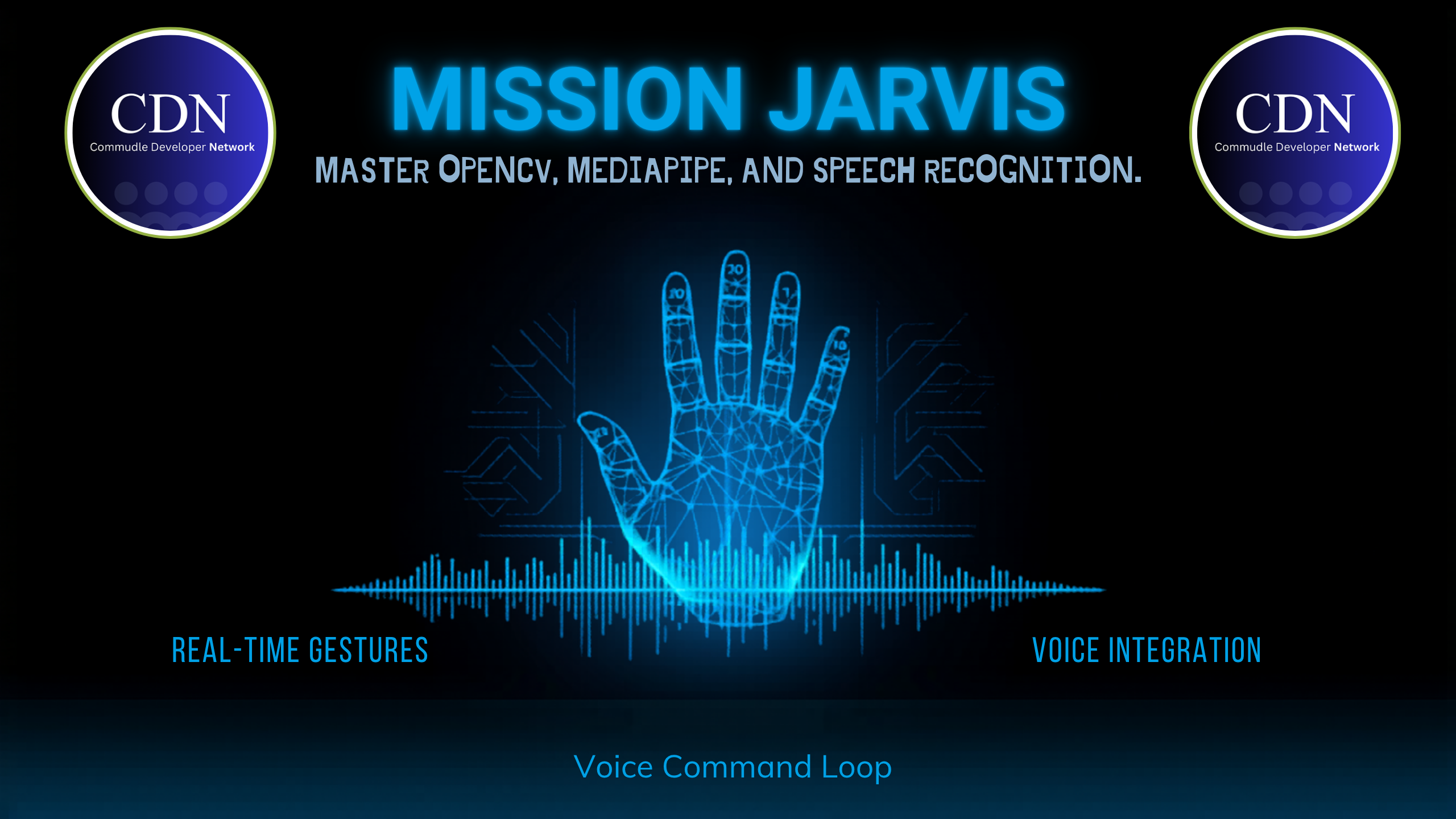 Build Your Own Jarvis: Real-Time Hand Gestures & Voice Integration with Animations