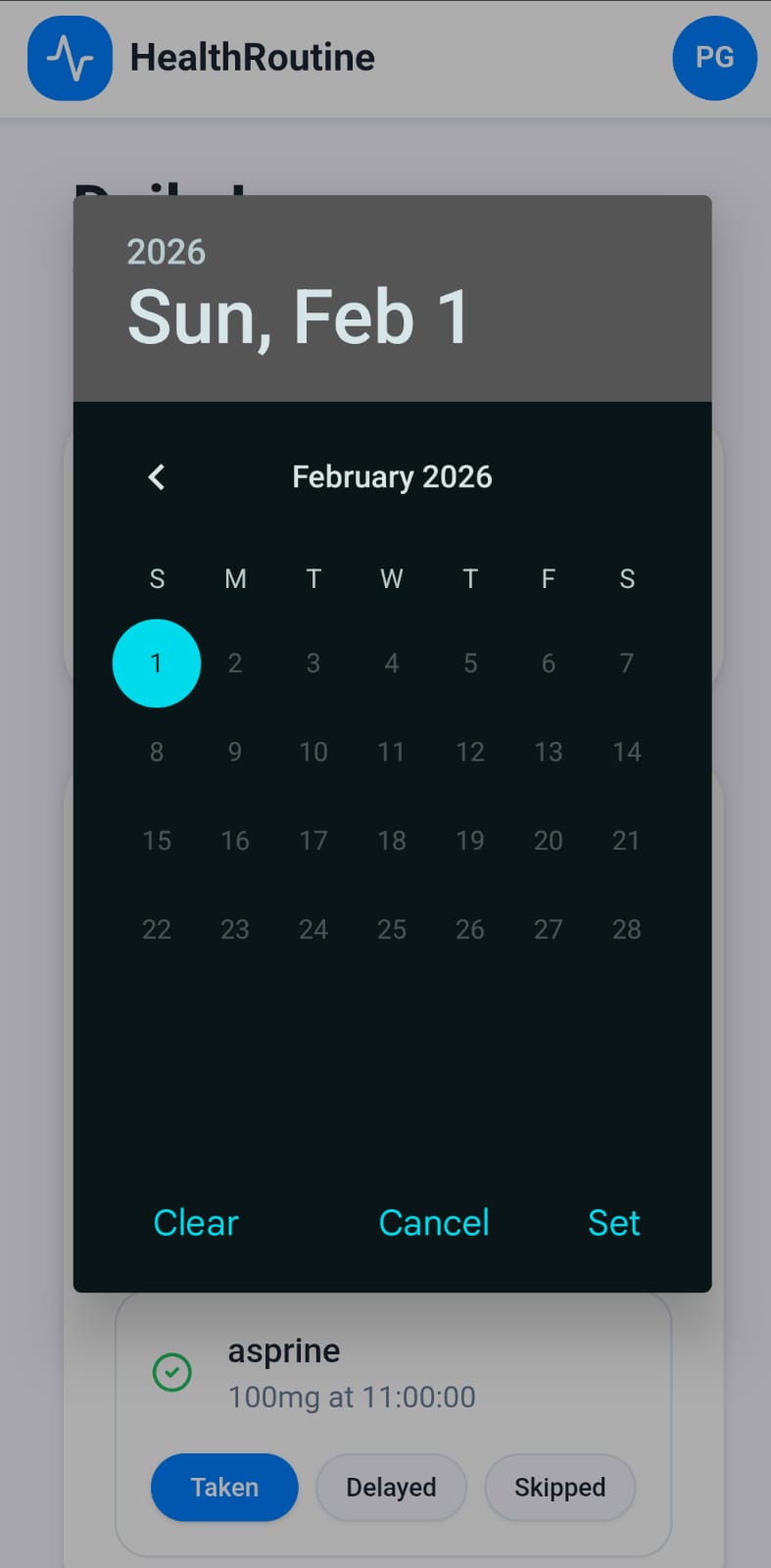 A real-time medication adherence app with persistent alarms, health tracking, and caregiver escalate