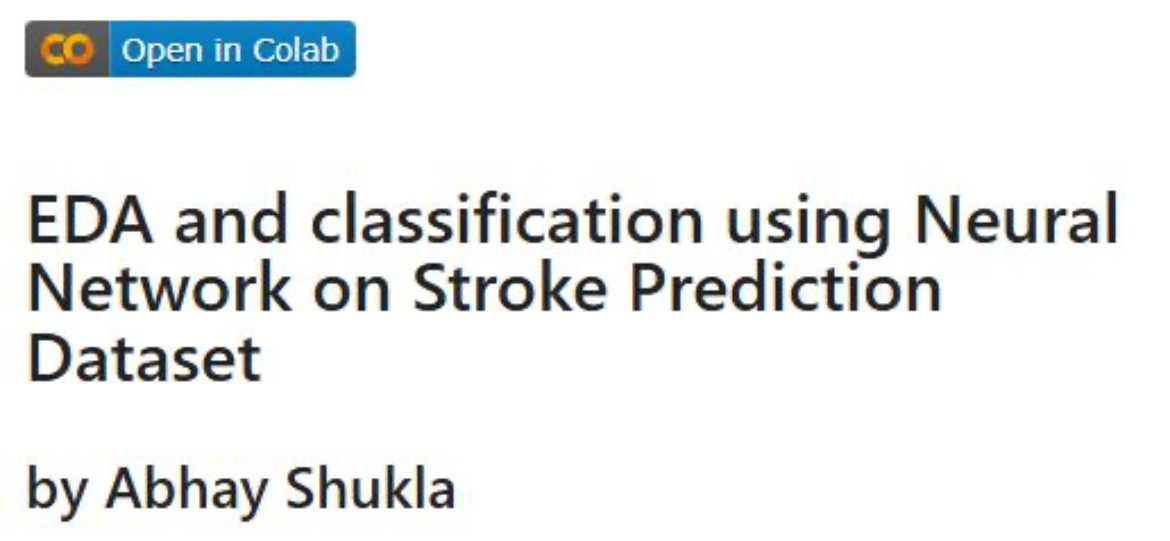Stroke Prediction with Exploratory Data Analysis
