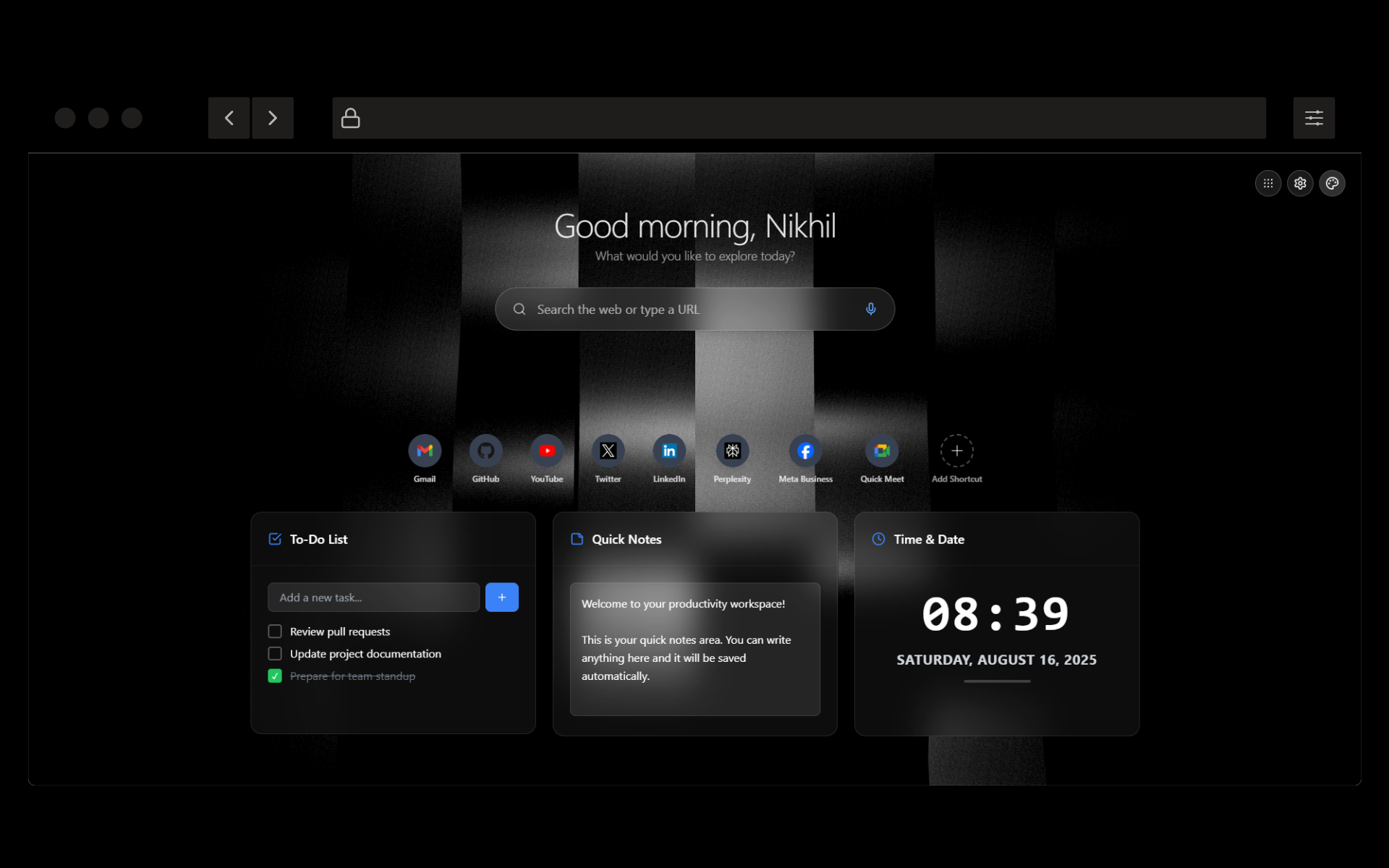 Cimple - Premium New Tab Experience and Productivity