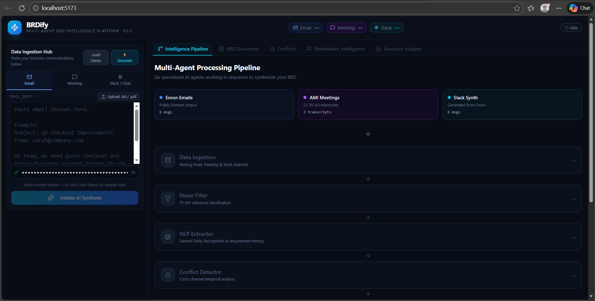 BRDify – AI-Powered Business Requirements Intelligence Agent