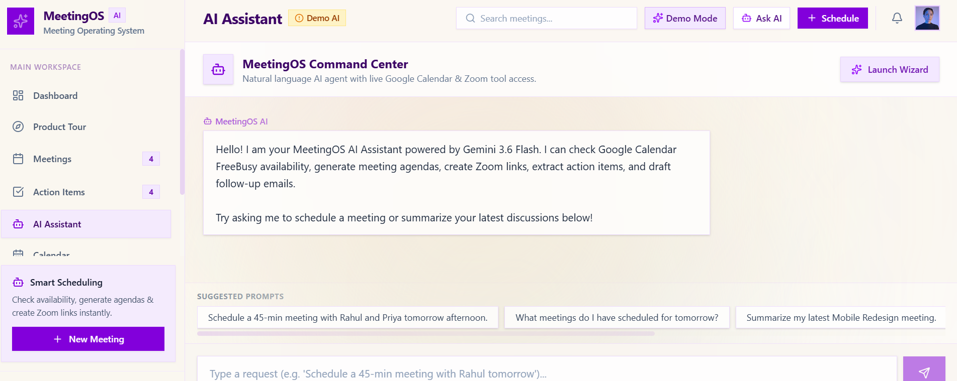 AI Meeting and follow up assistant AI Meeting and follow up assistant