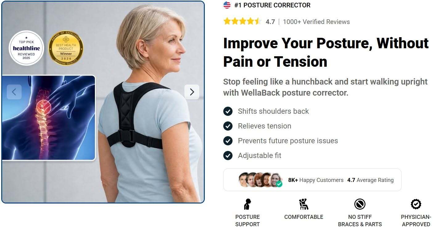 WellaBack Posture Corrector Canada (Official)™ My Real Results