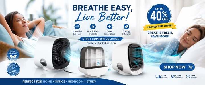 AiraBreeze Mini Portable Cooler™ Official Website Where to Buy