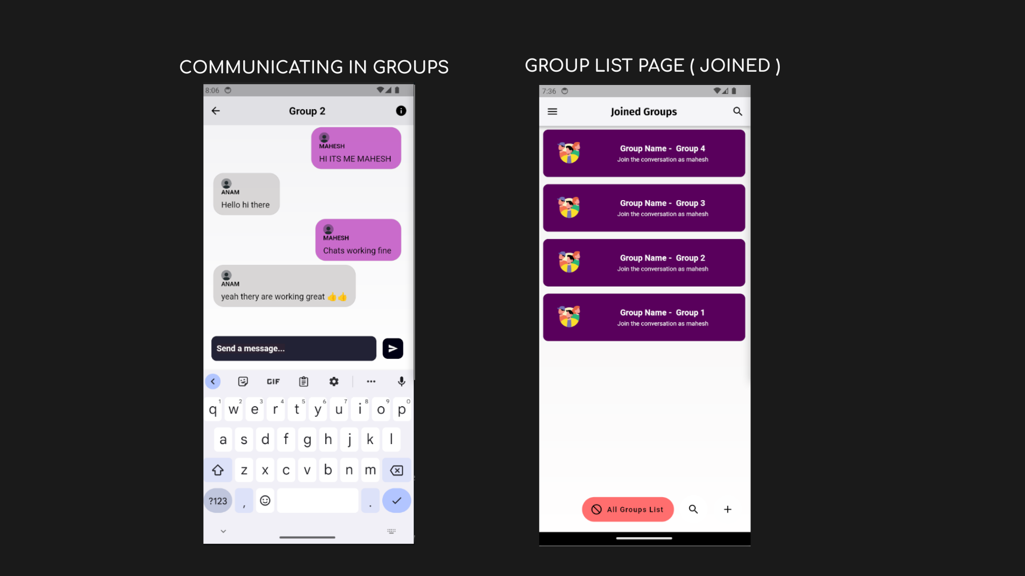 Chat App CIG