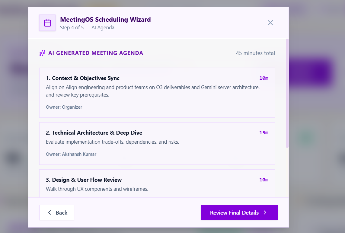 AI Meeting and follow up assistant AI Meeting and follow up assistant