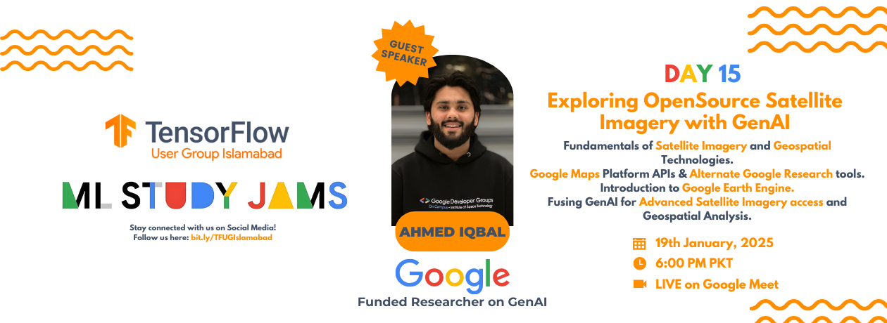 Exploring OpenSource Satellite Imagery with GenAI | ML Study Jams Day 15