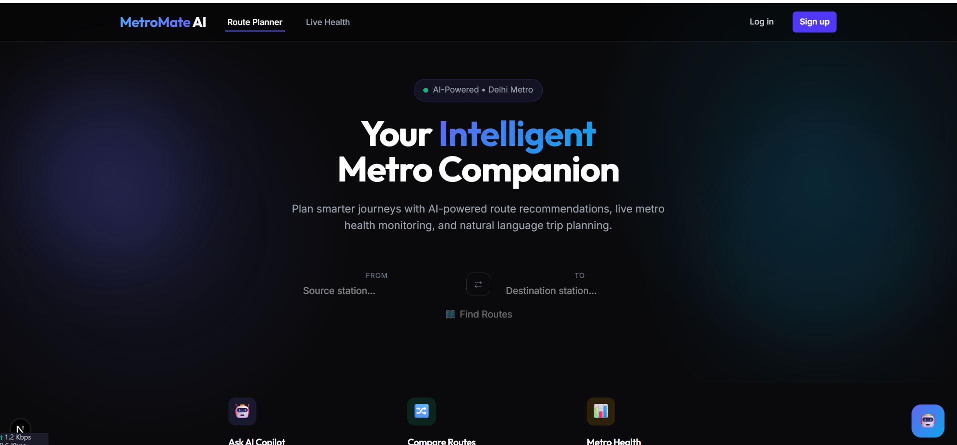 MetroMate AI – Intelligent AI Commute Assistant for Delhi Metro MetroMate AI – Intelligent AI Commute Assistant for Delhi Metro
