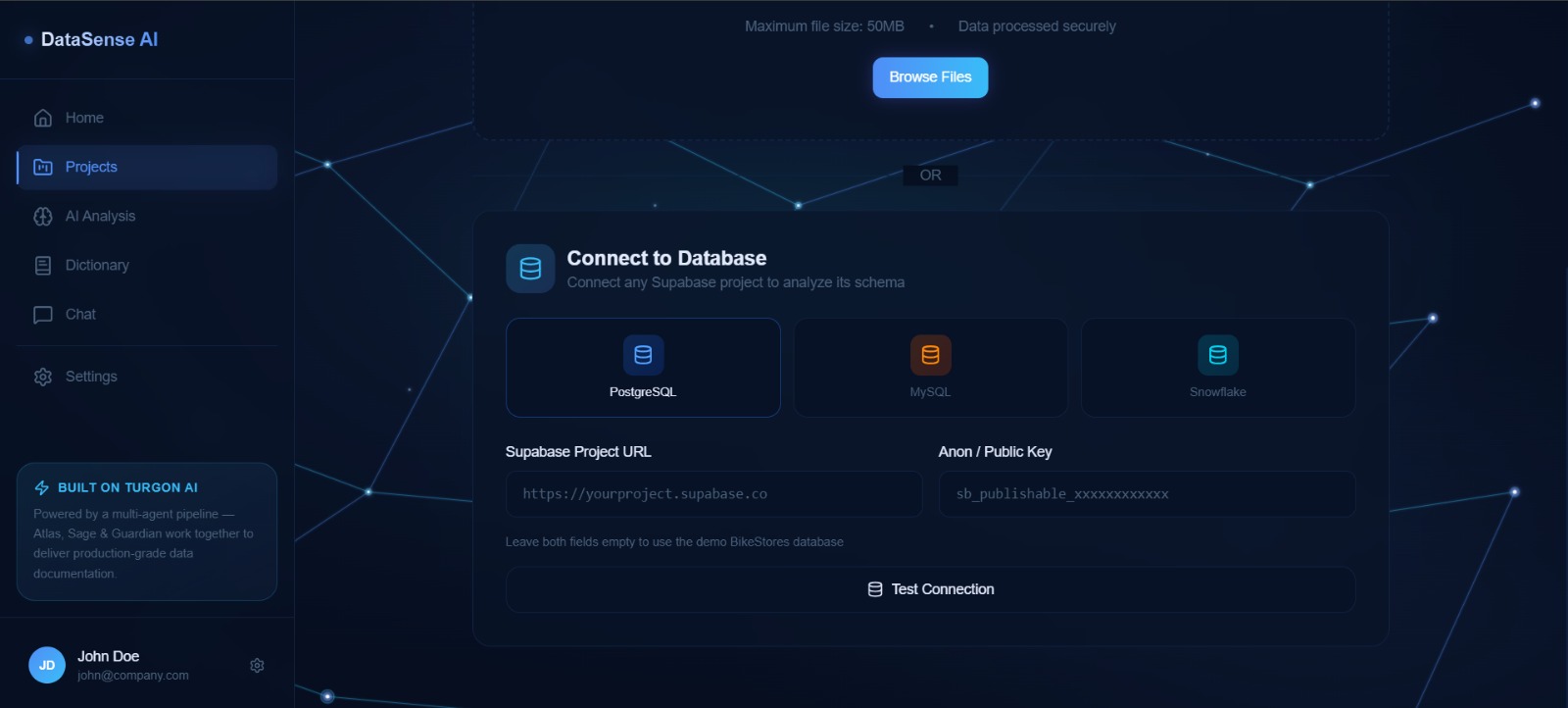 DataSense AI - Intelligent Data Dictionary Agent