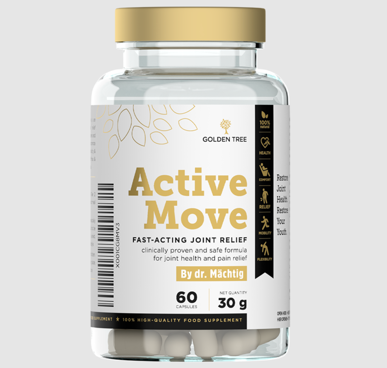 Active Move Joint Health™ France : Des ingrédients naturels pour des articulations plus solides