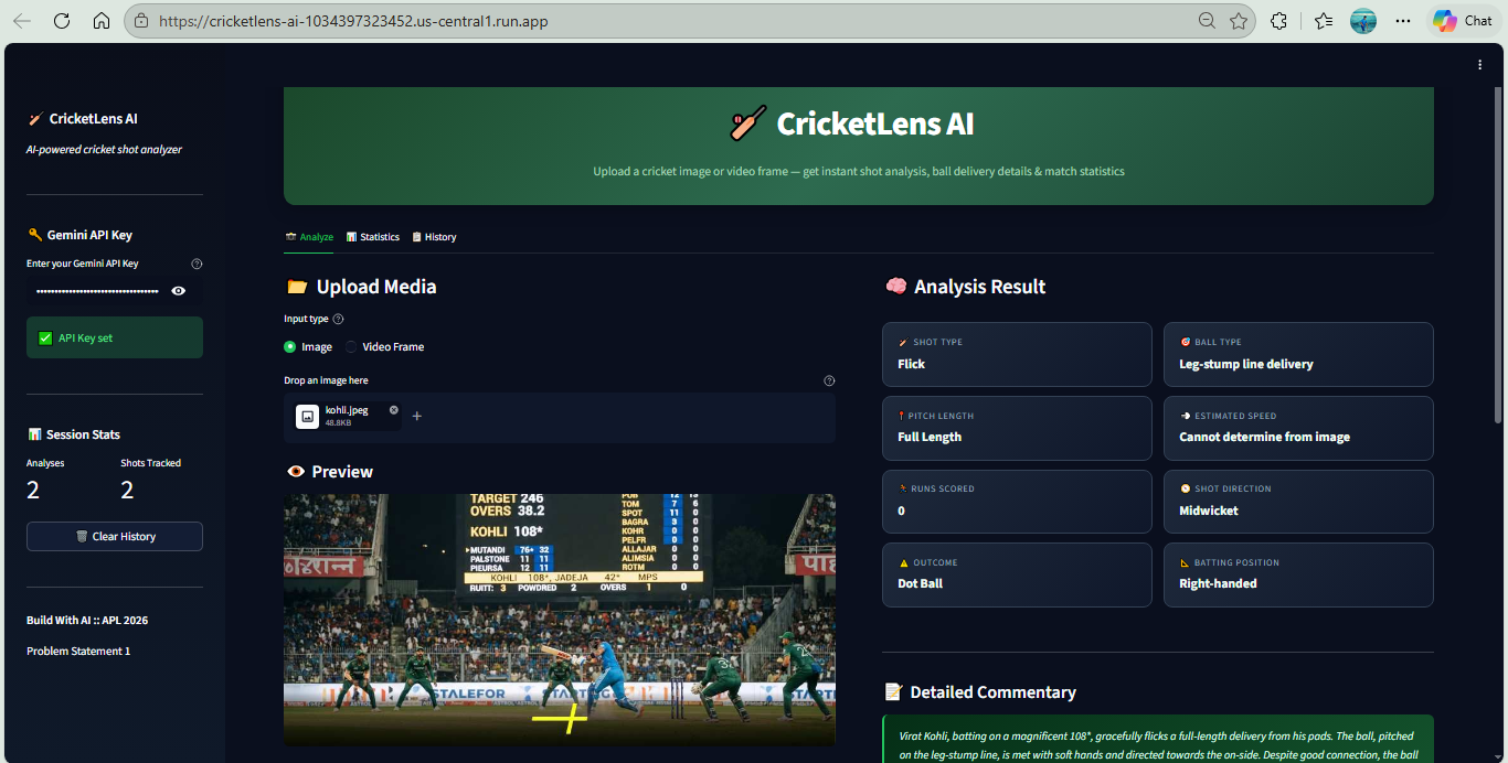 Cricket Match Analyser 