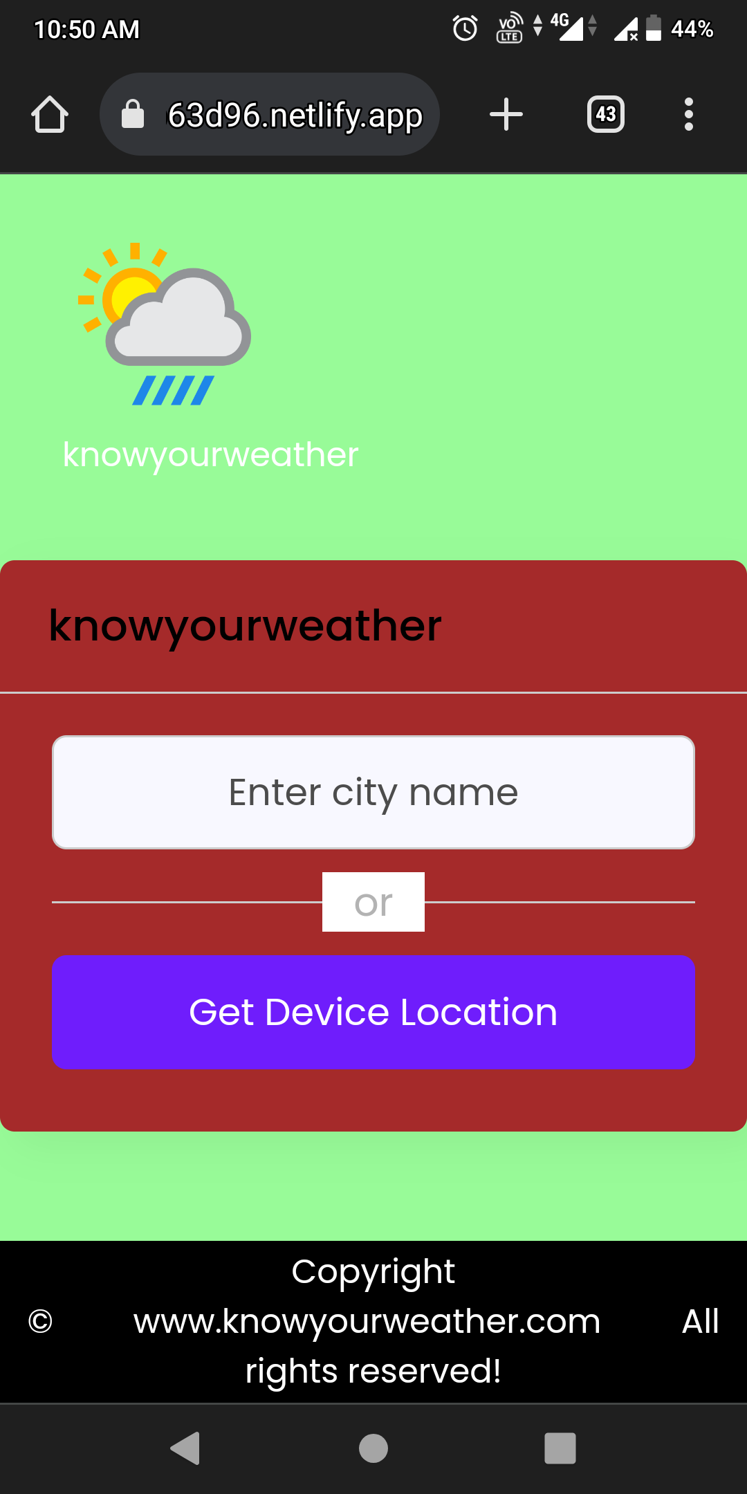 Knowyourweather