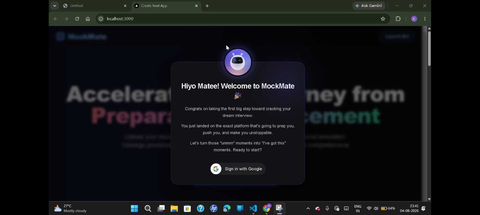 MockMate β AI-Powered Placement & Multi-Panel Interview Simulation Platform MockMate β AI-Powered Placement & Multi-Panel Interview Simulation Platform