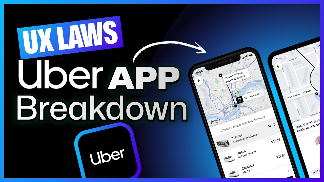 5 UX Design Laws to Learn from Uber’s app! | Uber UX Breakdown @DesignSundays