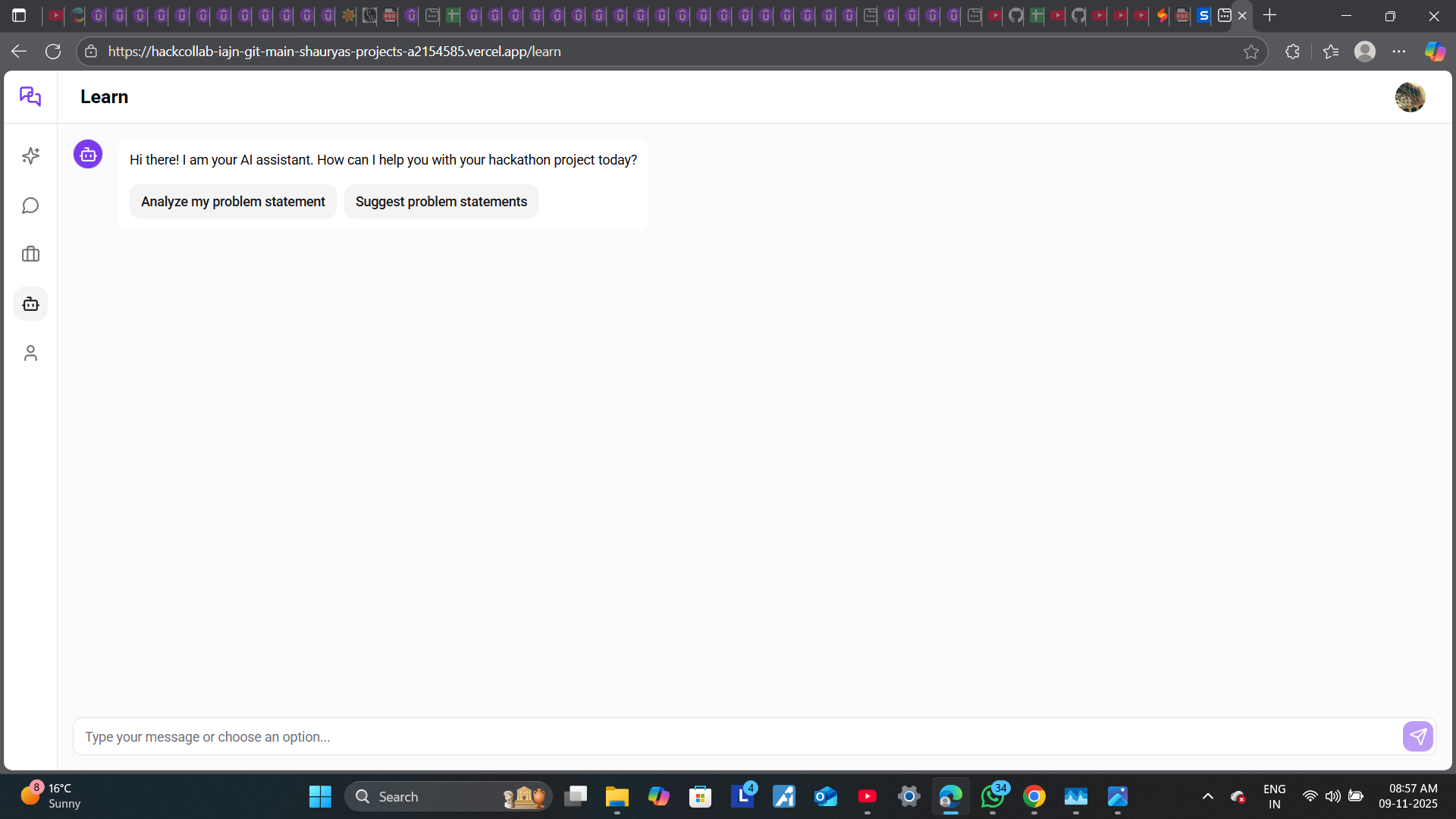 Hackathon Buddy Finder