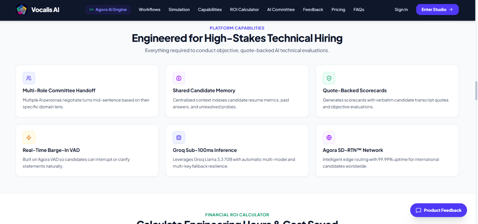 Vocalis AI - Autonomous Multi-Role AI Voice Interviews for Hiring Teams & Candidates Vocalis AI - Autonomous Multi-Role AI Voice Interviews for Hiring Teams & Candidates