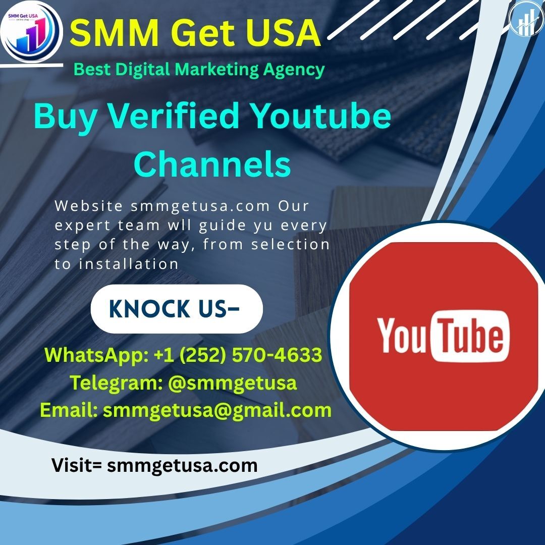 Best Monetized YouTube Channels for Sale from SMM Get USA