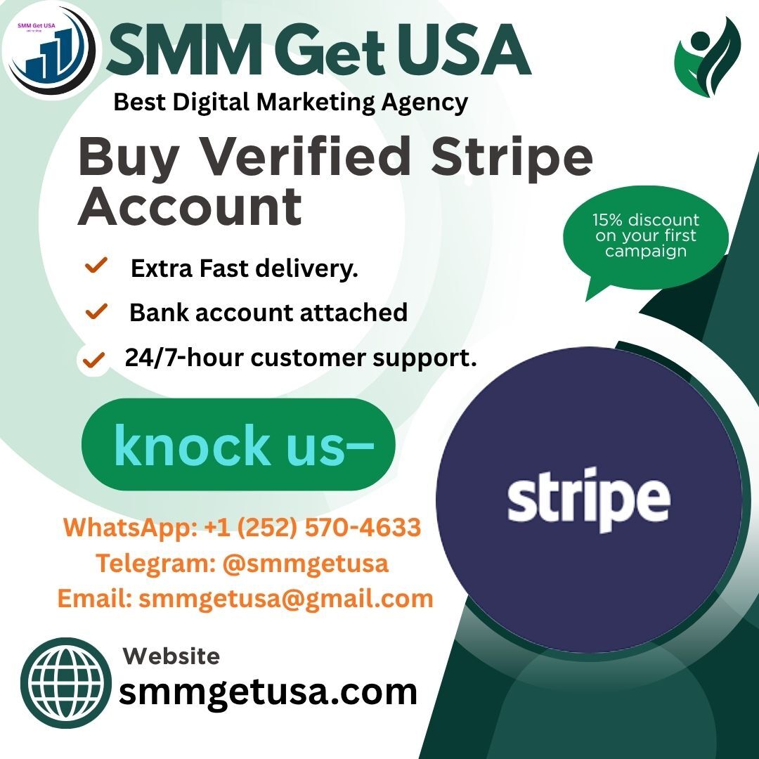 Verified Stripe Accounts – Secure Payment Profiles for Online Commerce & Services Verified Stripe Accounts – Secure Payment Profiles for Online Commerce & Services
