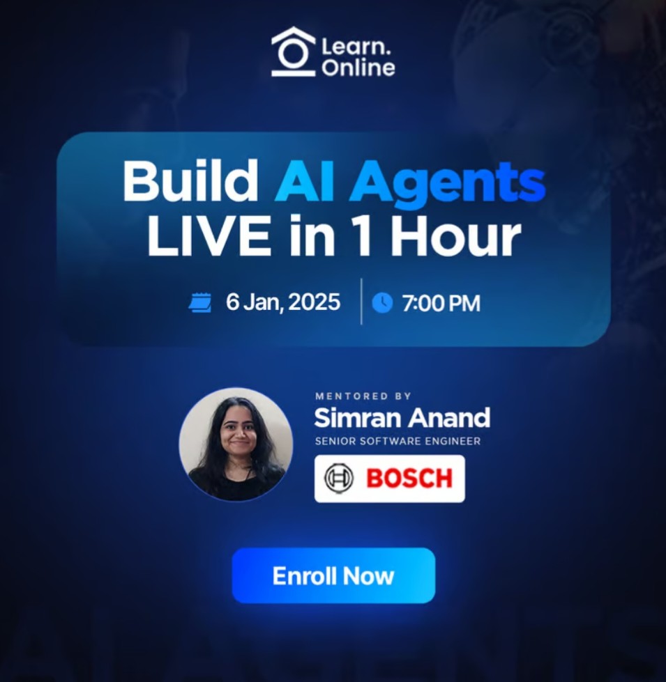 Build AI Agents Live in 1 Hour - Online Masterclass