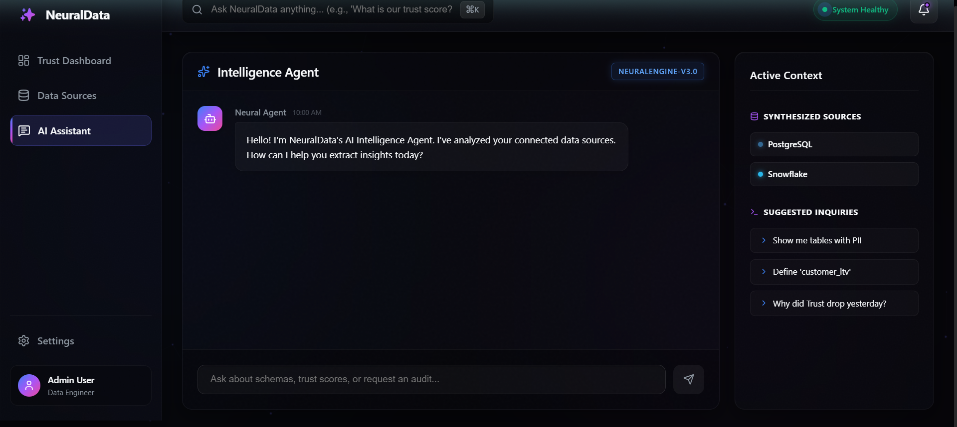 AI-Powered Data Intelligence Agent  