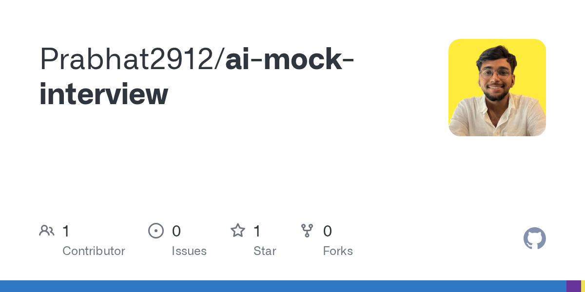GitHub - Prabhat2912/ai-mock-interview