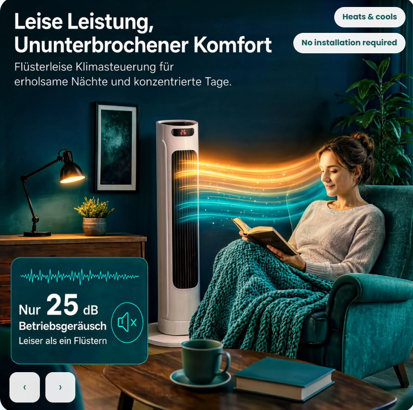LG ComfortPro Heater Germany Test: Fernbedienung, Thermostat & Leistungsanalyse LG ComfortPro Heater Germany Test: Fernbedienung, Thermostat & Leistungsanalyse