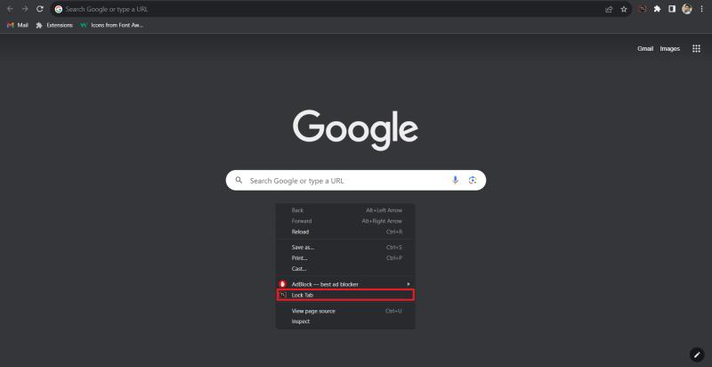 TabLockX - A Google Chrome Extension by Vivek Singh aka (imvks) TabLockX - A Google Chrome Extension by Vivek Singh aka (imvks)