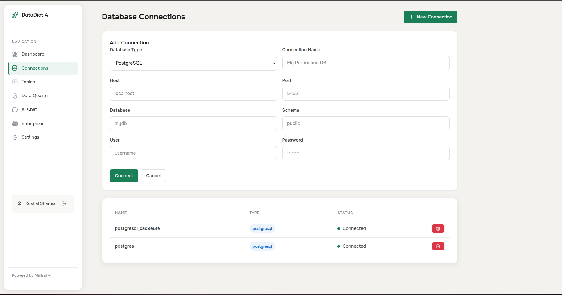 DataDict AI – Personalized Enterprise Data Intelligence Platform