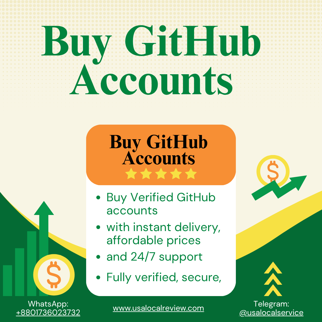 Buy Verified GitHub accounts with instant delivery, affordable prices, and 24/7 support. 