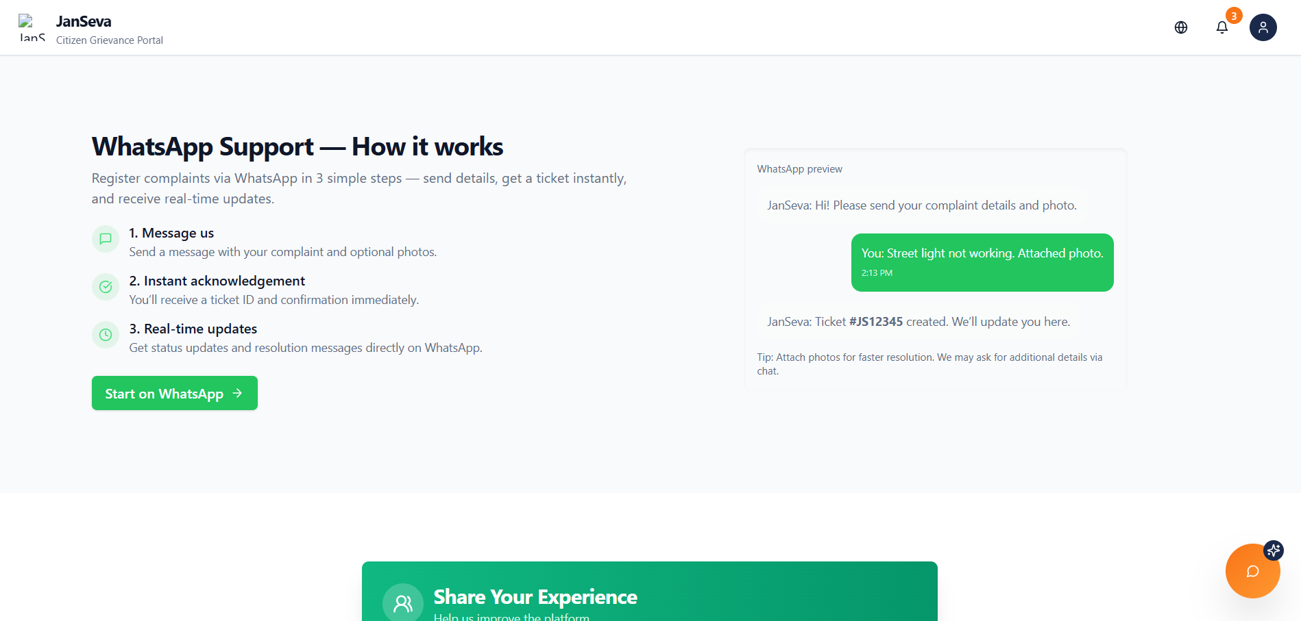 JanSeva |Your voice matters