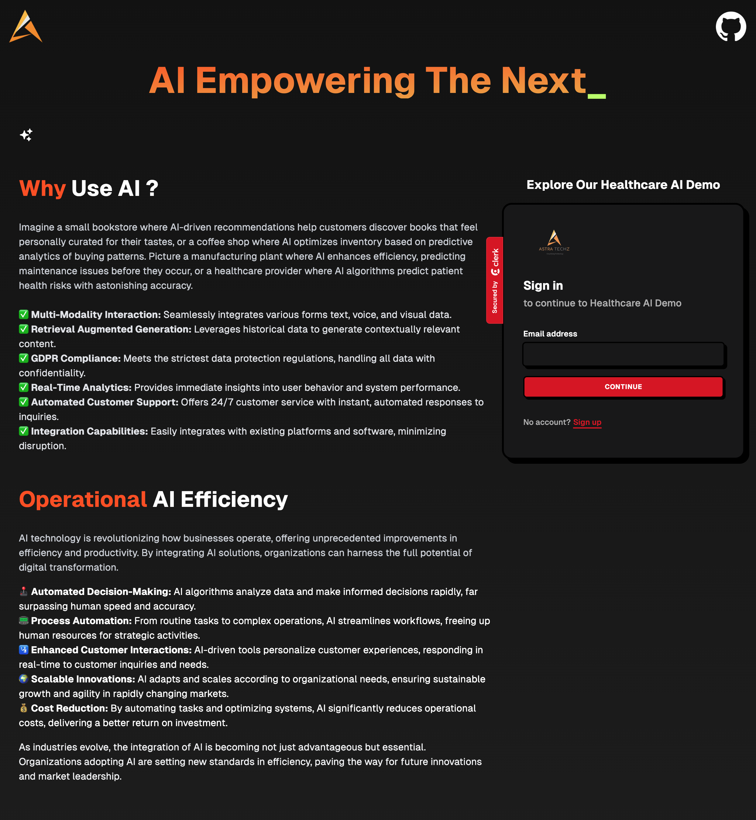 AI Web App with Next.js, OpenAI, and Clerk