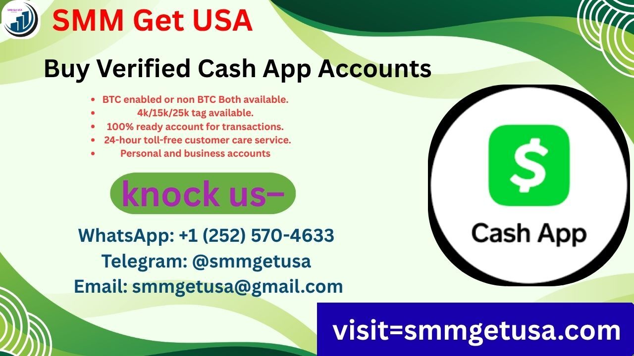 Verified Cash App Accounts Online – Trusted Accounts for Convenient Digital Payments Verified Cash App Accounts Online – Trusted Accounts for Convenient Digital Payments