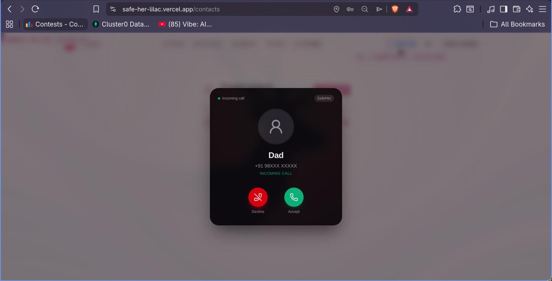 SafeHer - AI-powered system that identifies unsafe locations