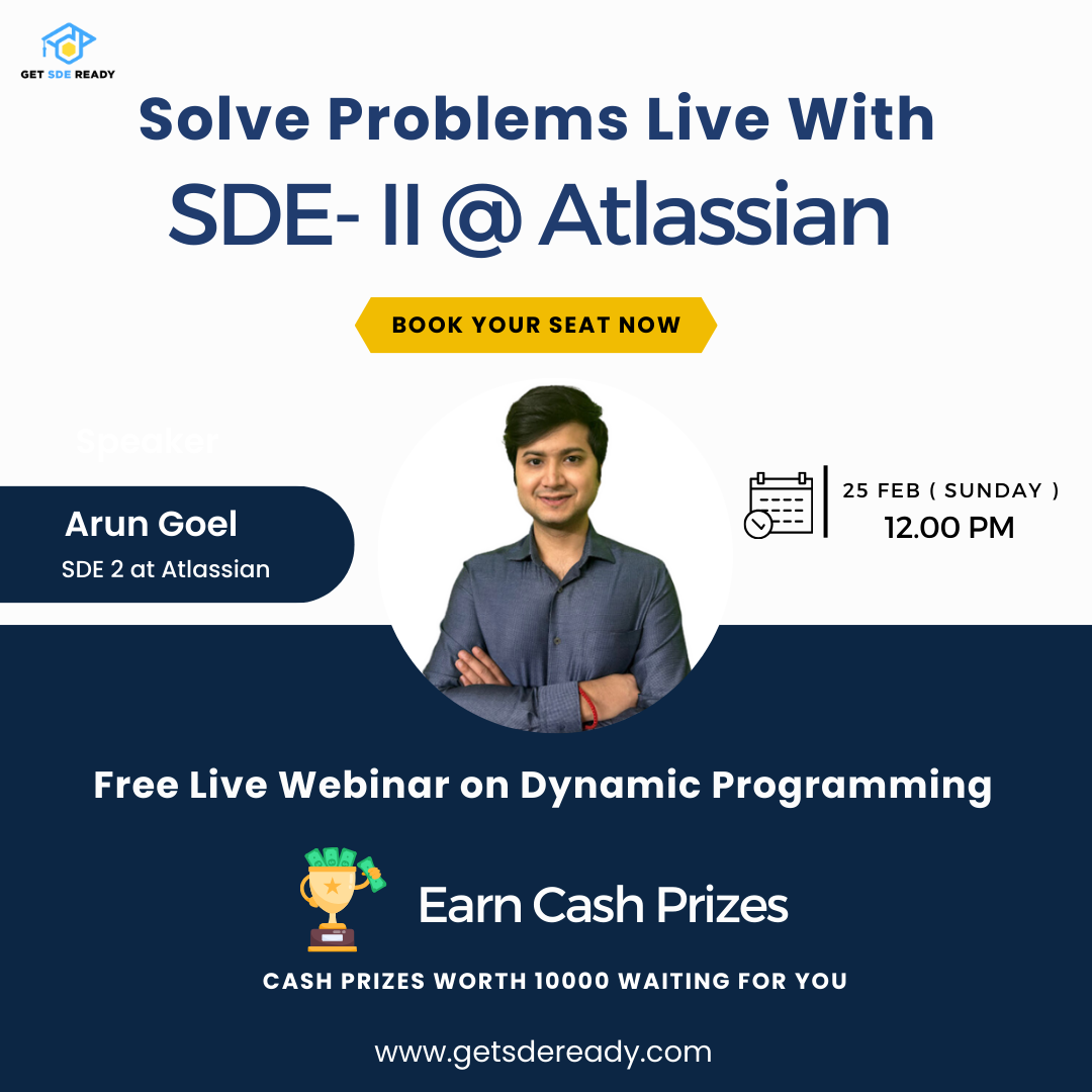 Let's begin with dynamic Programming