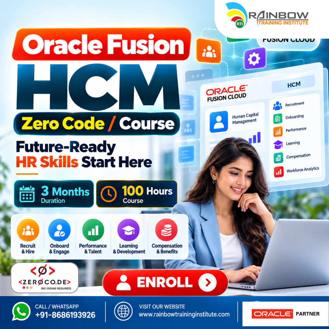 Oracle fusion HCM Online Training Oracle fusion HCM Online Training