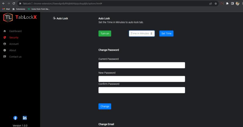 TabLockX - A Google Chrome Extension by Vivek Singh aka (imvks) TabLockX - A Google Chrome Extension by Vivek Singh aka (imvks)