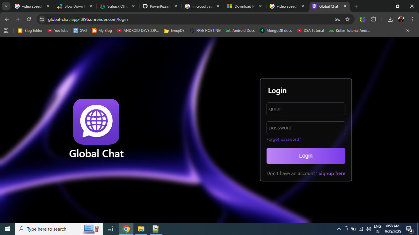 Global Chat Application