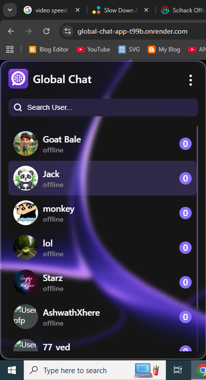 Global Chat Application