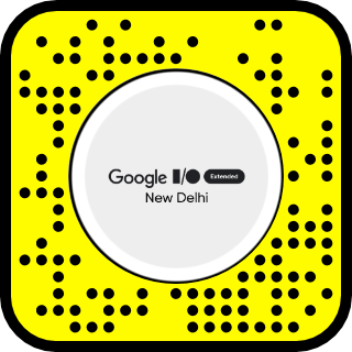 Google I/O Extended New Delhi 2025 Snapchat Filter