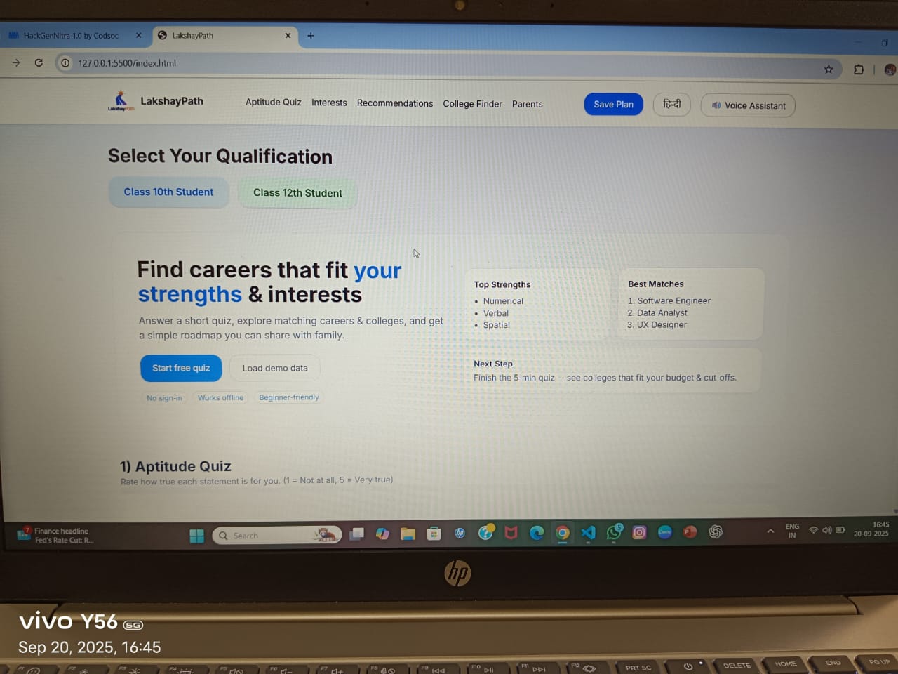 Lack of career awareness and planning support