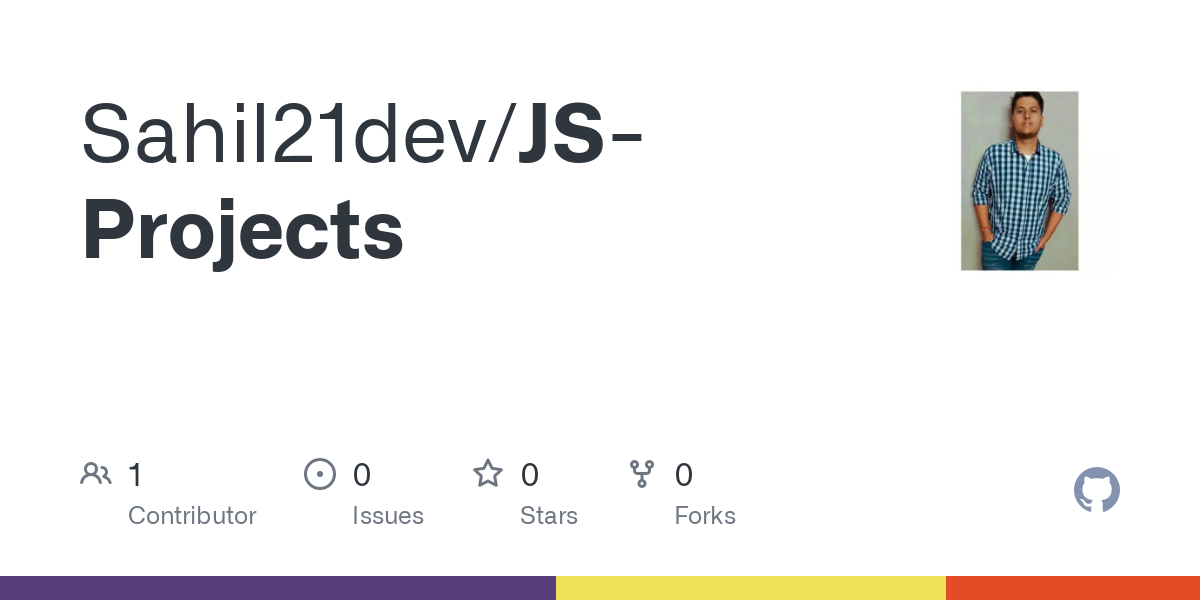 GitHub - Sahil21dev/JS-Projects