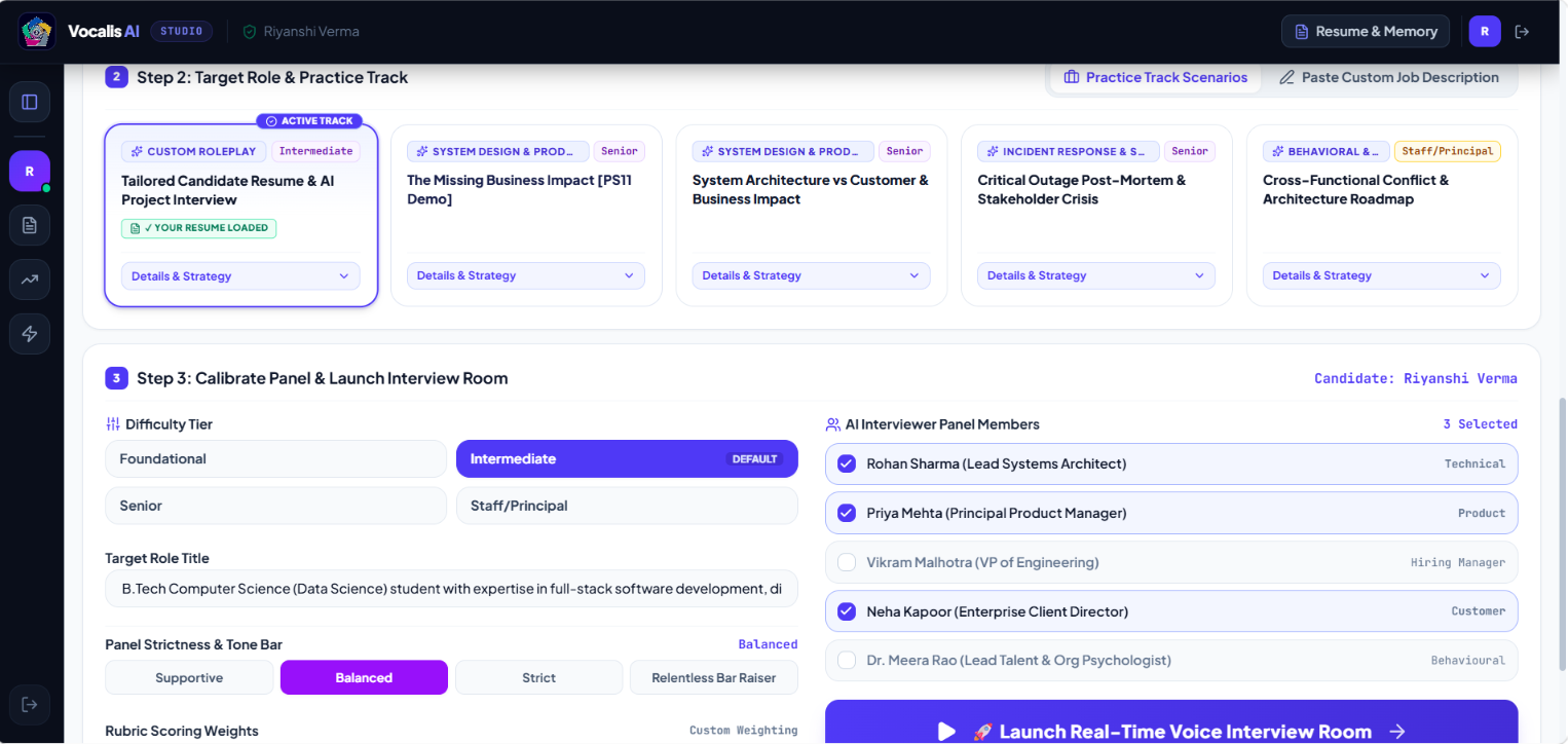 Vocalis AI - Autonomous Multi-Role AI Voice Interviews for Hiring Teams & Candidates Vocalis AI - Autonomous Multi-Role AI Voice Interviews for Hiring Teams & Candidates