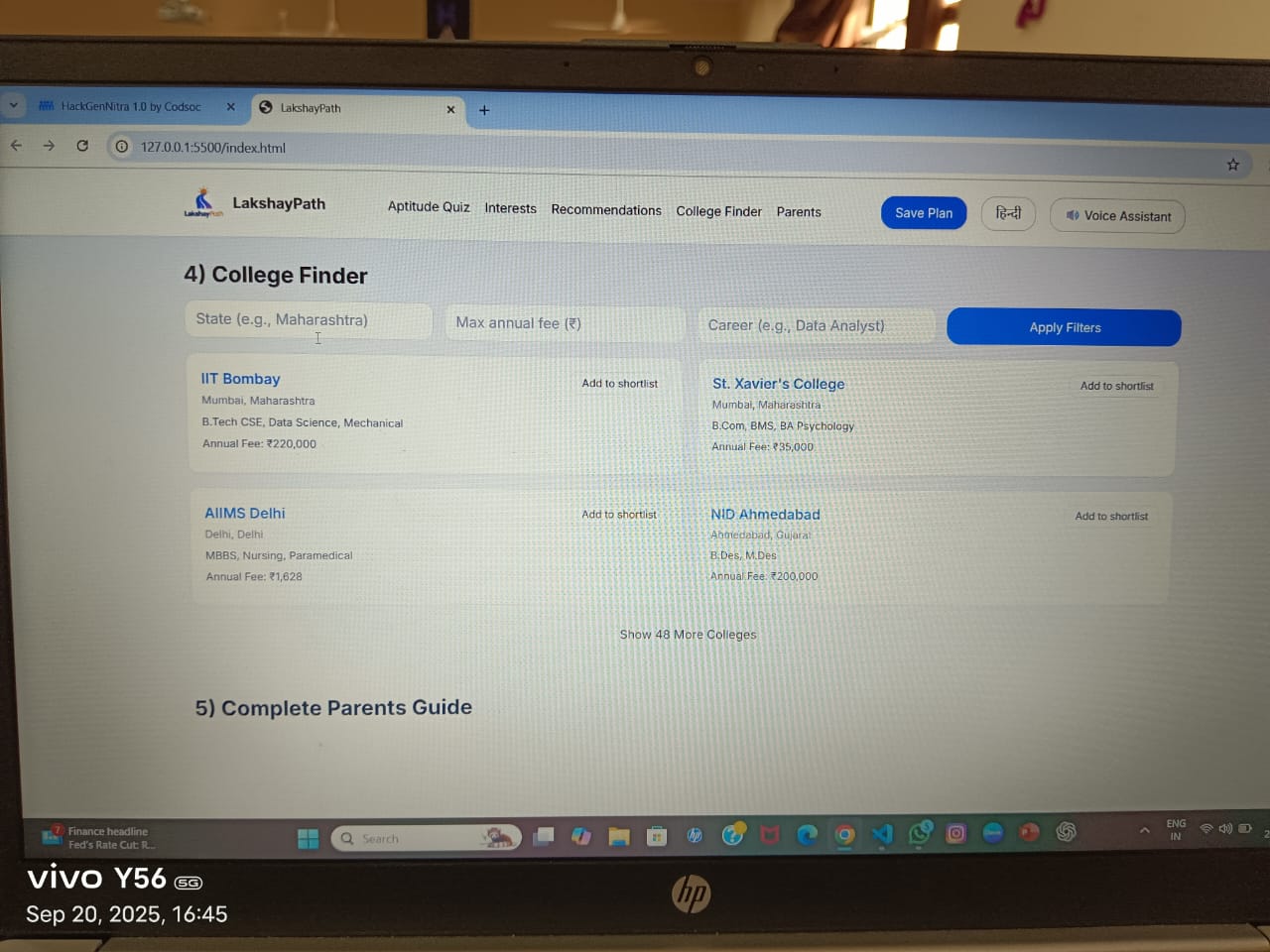 Lack of career awareness and planning support