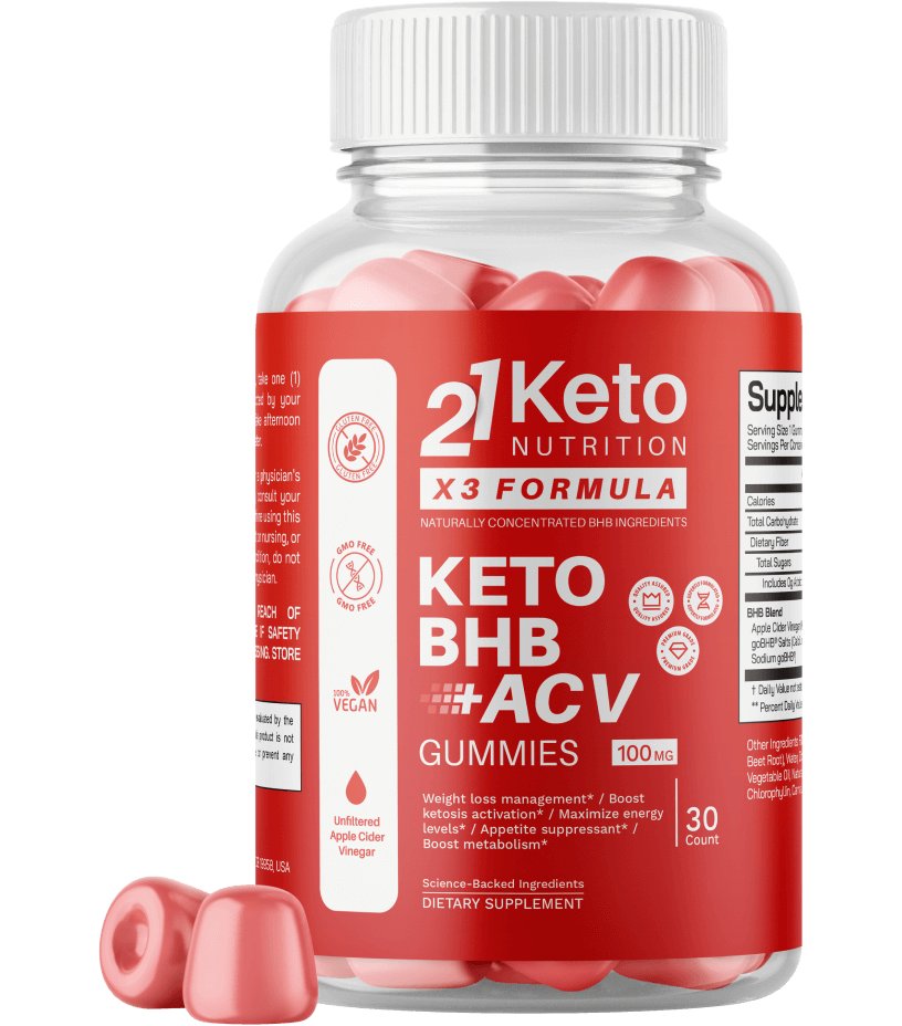21KETO Gummies™ New Zealand: Apple Cider Vinegar + BHB for Sustained Fat Burning